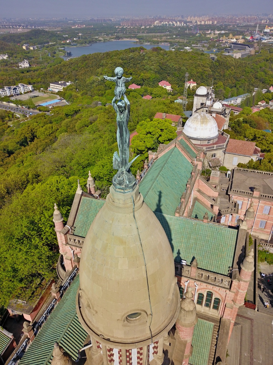 上海佘山圣母堂大疆航拍