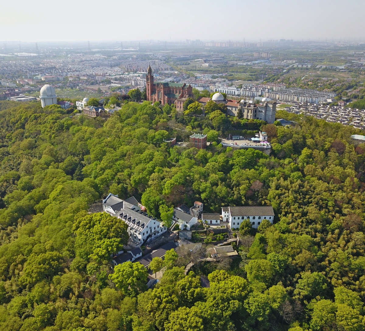 上海佘山圣母堂大疆航拍