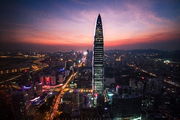 康妮来袭前的晚霞
