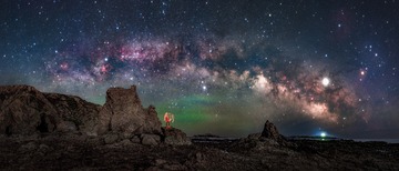 星空下光绘