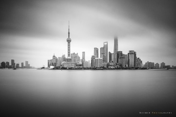 B&W Cityscape