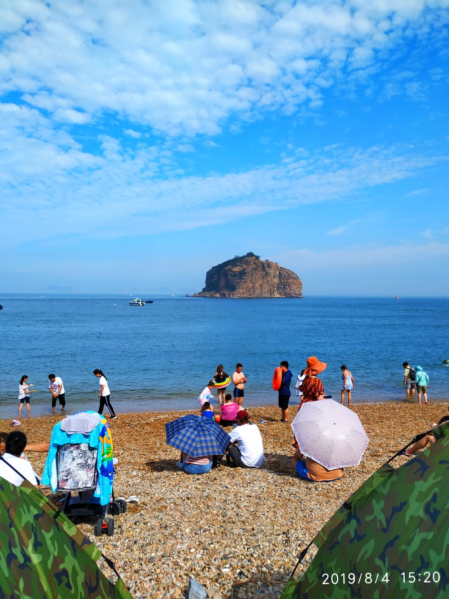 大连风景棒槌岛戏水二