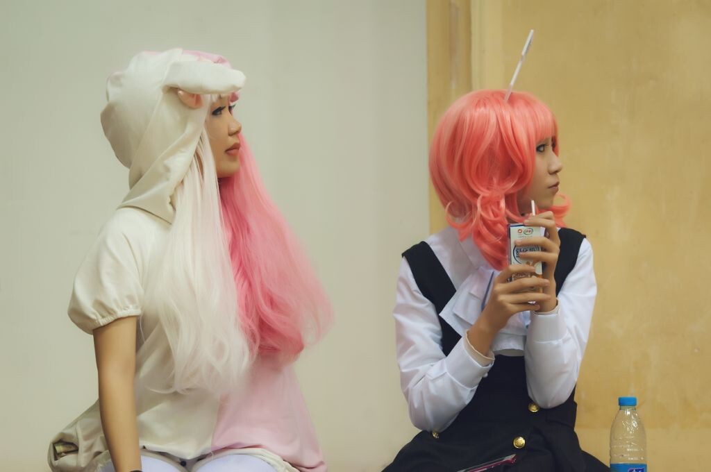 俩萌妹子~ @帝都G级风暴X4 动漫展