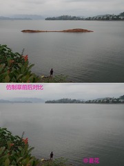 仿制章前后对比