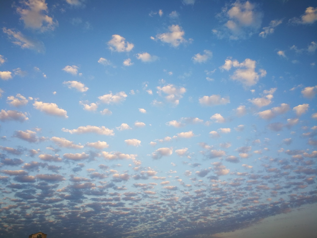 就是喜欢天上的云