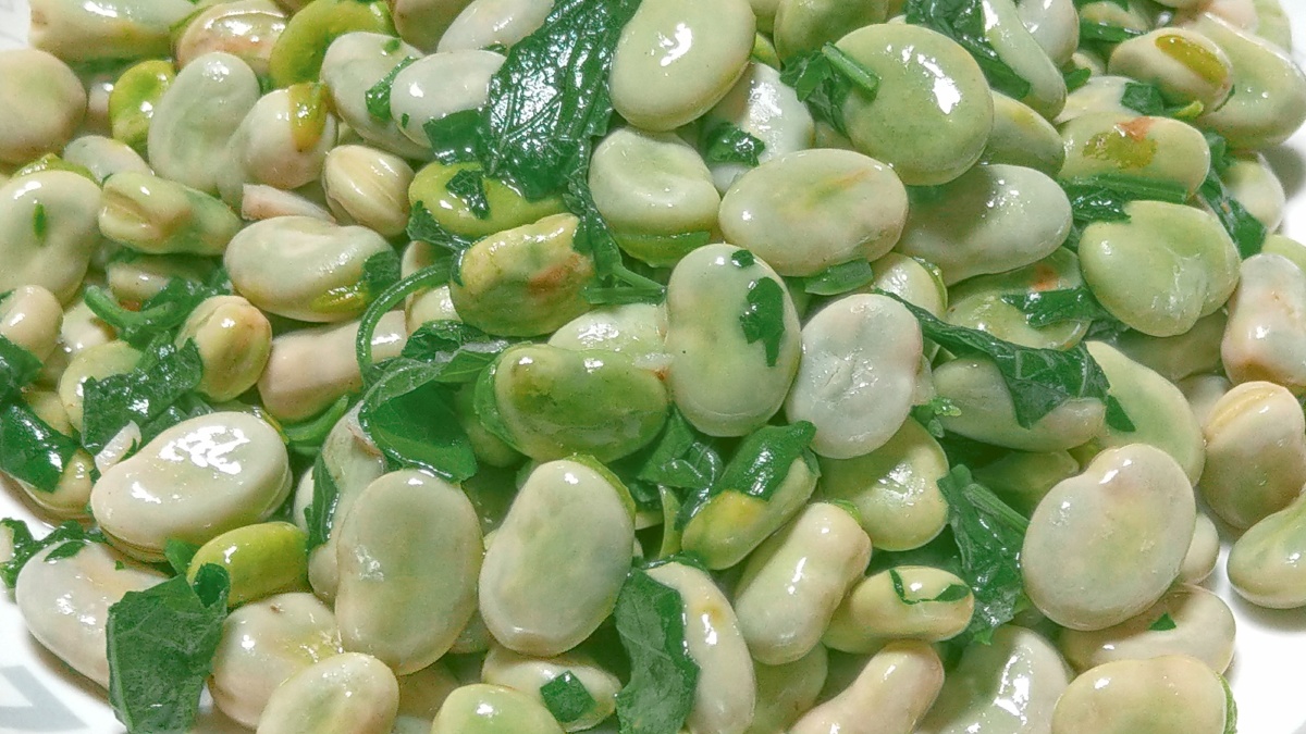 藿香胡豆 干笋炒腊肉! - 魏天天 - 图虫