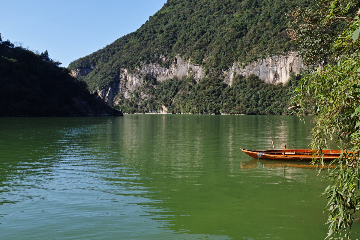 山光悦鸟性潭影空人心南河小三峡