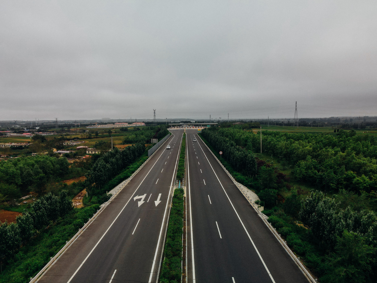 航拍高速公路