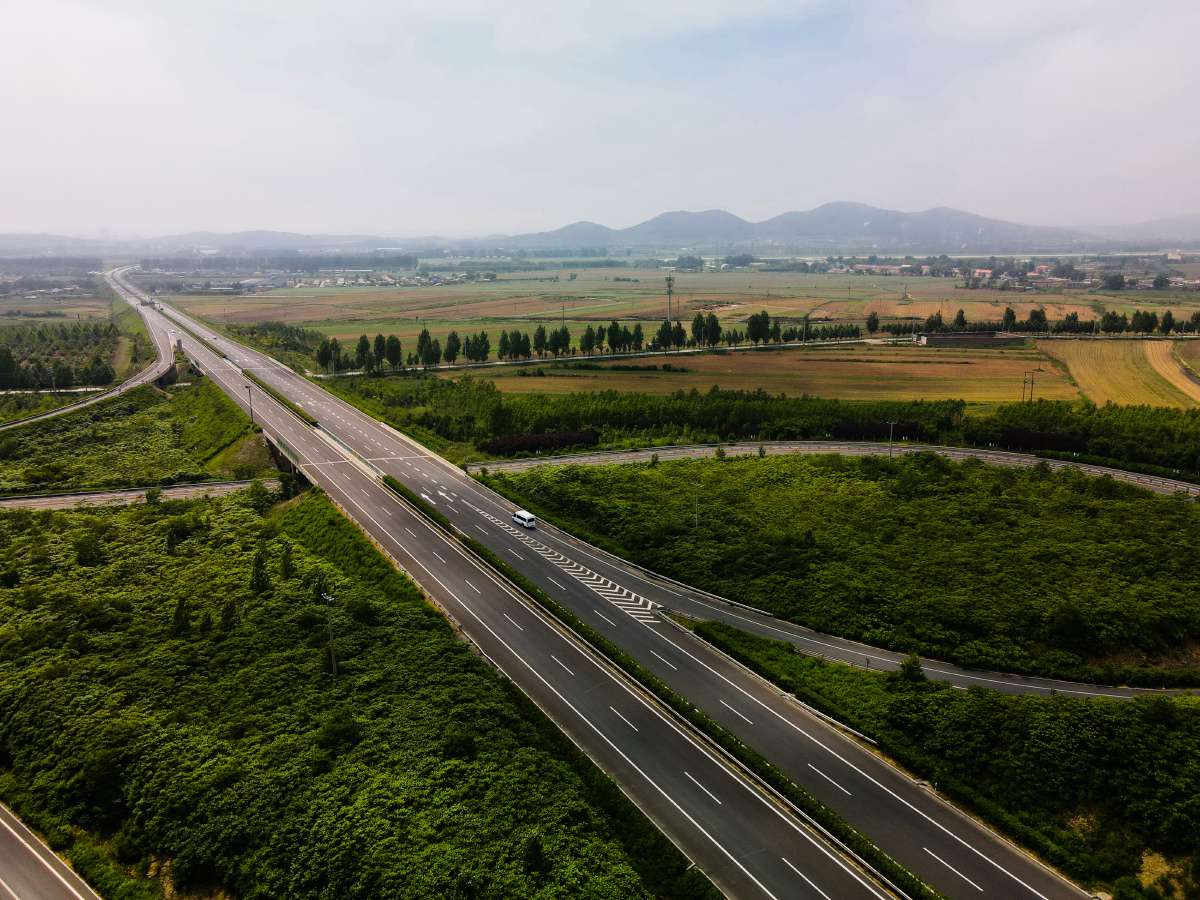 航拍高速公路