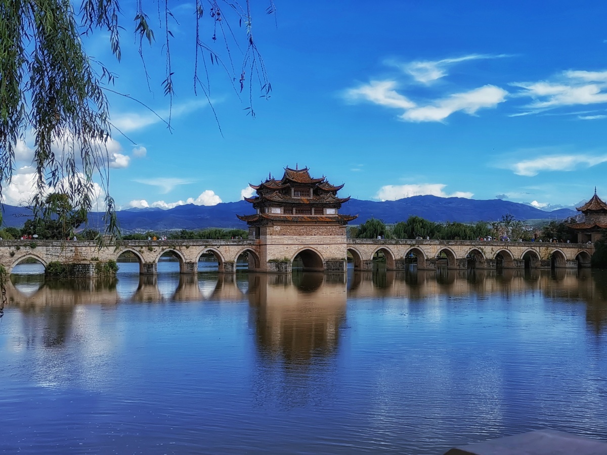 风和日丽微风徐徐建水七孔桥