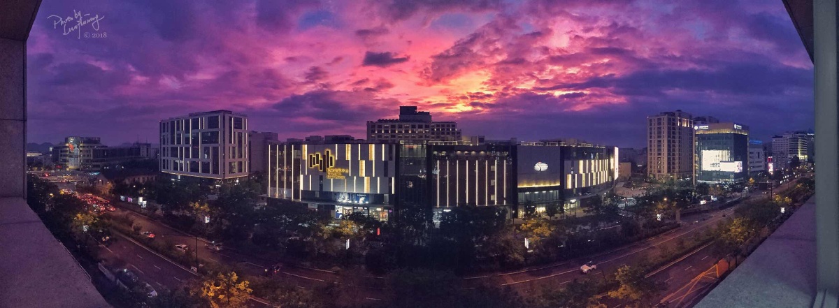 摄于杭州嘉里中心对面