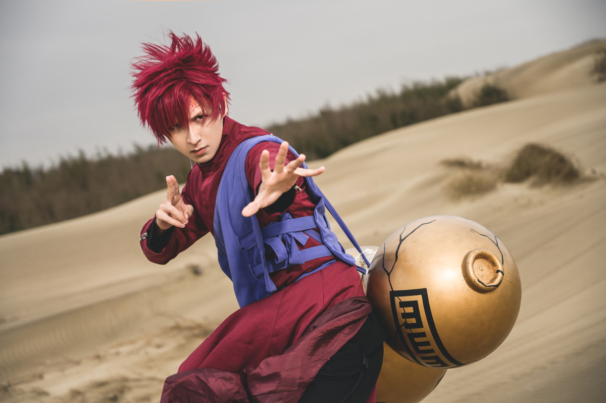 我爱罗 cosplay 出镜 阿布