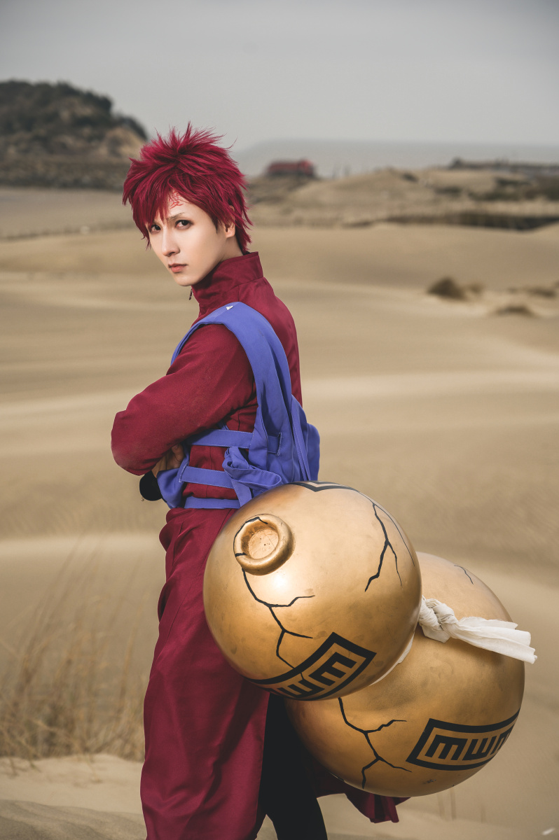 我爱罗 cosplay 出镜 阿布