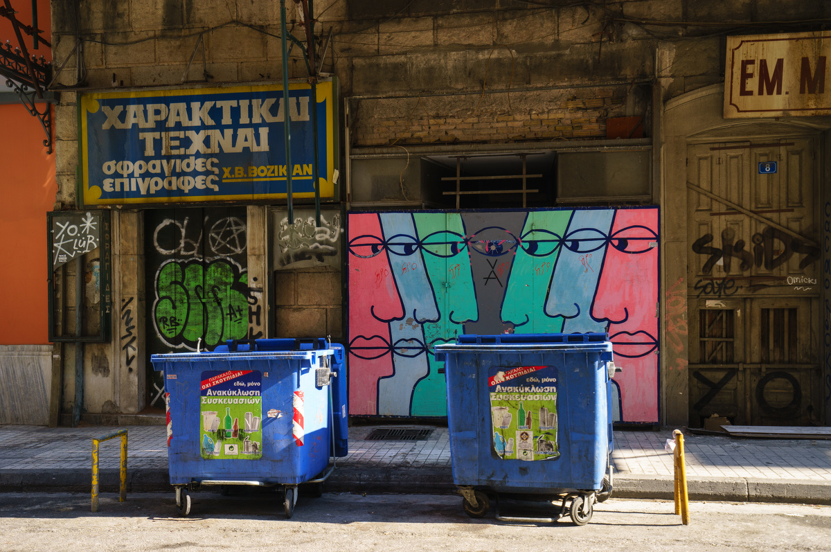 也是垃圾站的涂鸦.