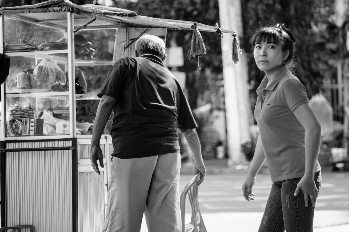 越南芽庄·黑白人物1