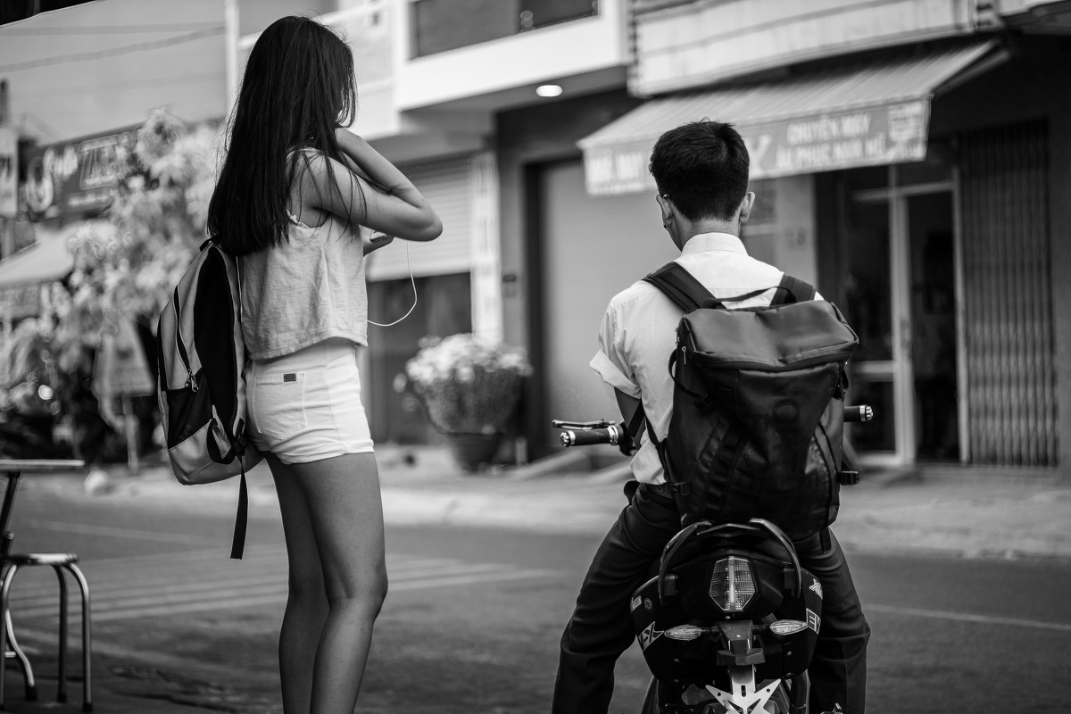 越南芽庄·黑白人物1