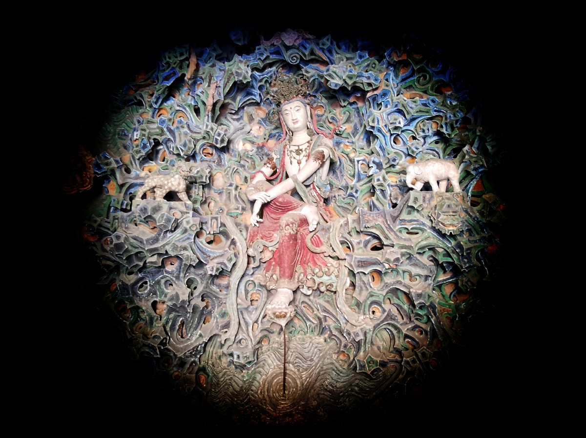 自在观音拍摄于正定隆兴寺