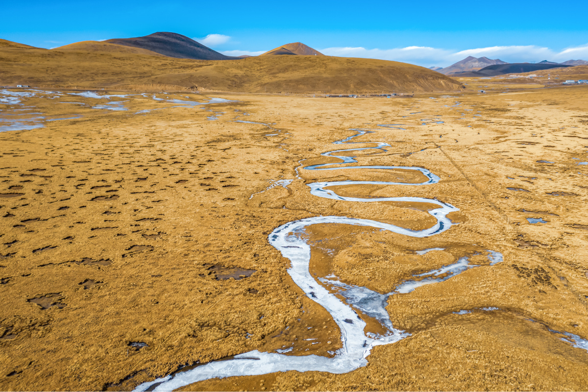 冬日的贡德林草原