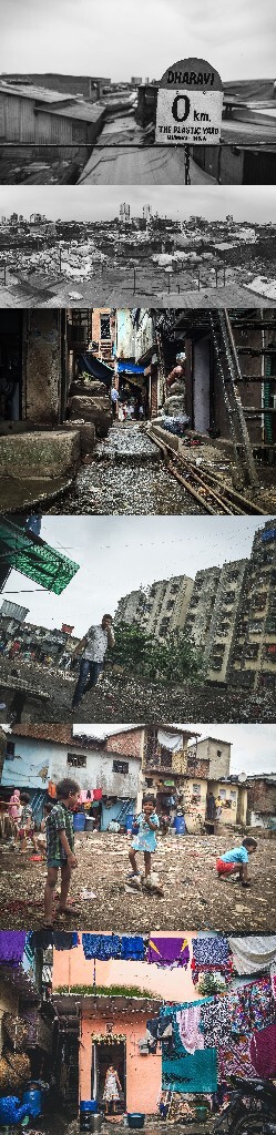 达哈维贫民窟,像一颗心脏嵌在孟买的市中心。