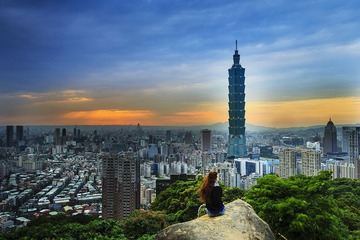 暮色.台北101