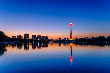 玉渊潭夜景