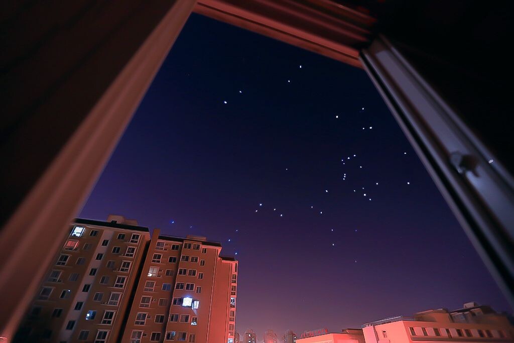 我家窗外的猎户星座