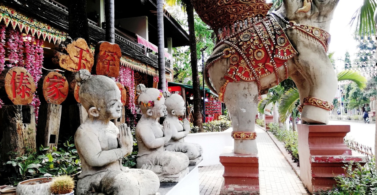 南亚风情景洪街