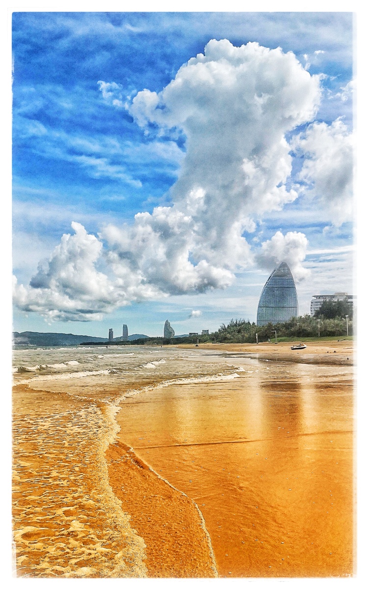 美丽的三亚海棠湾