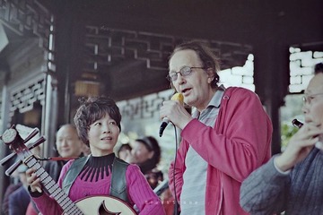 公园里的艺术家