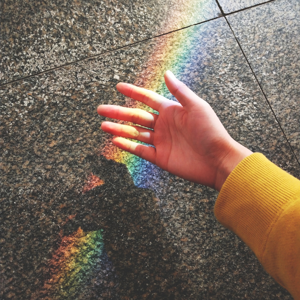 眼里有光彩 手中握彩虹