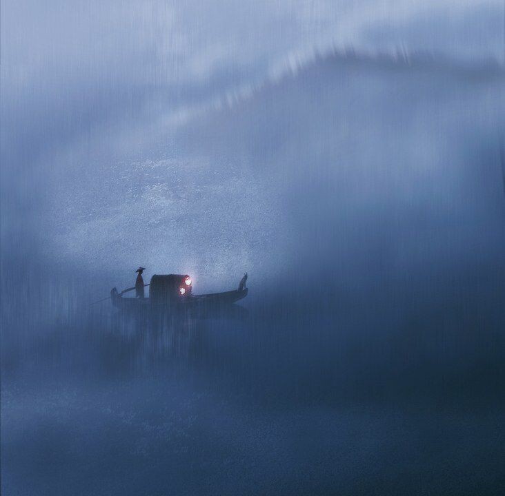 东江渔火<br />
