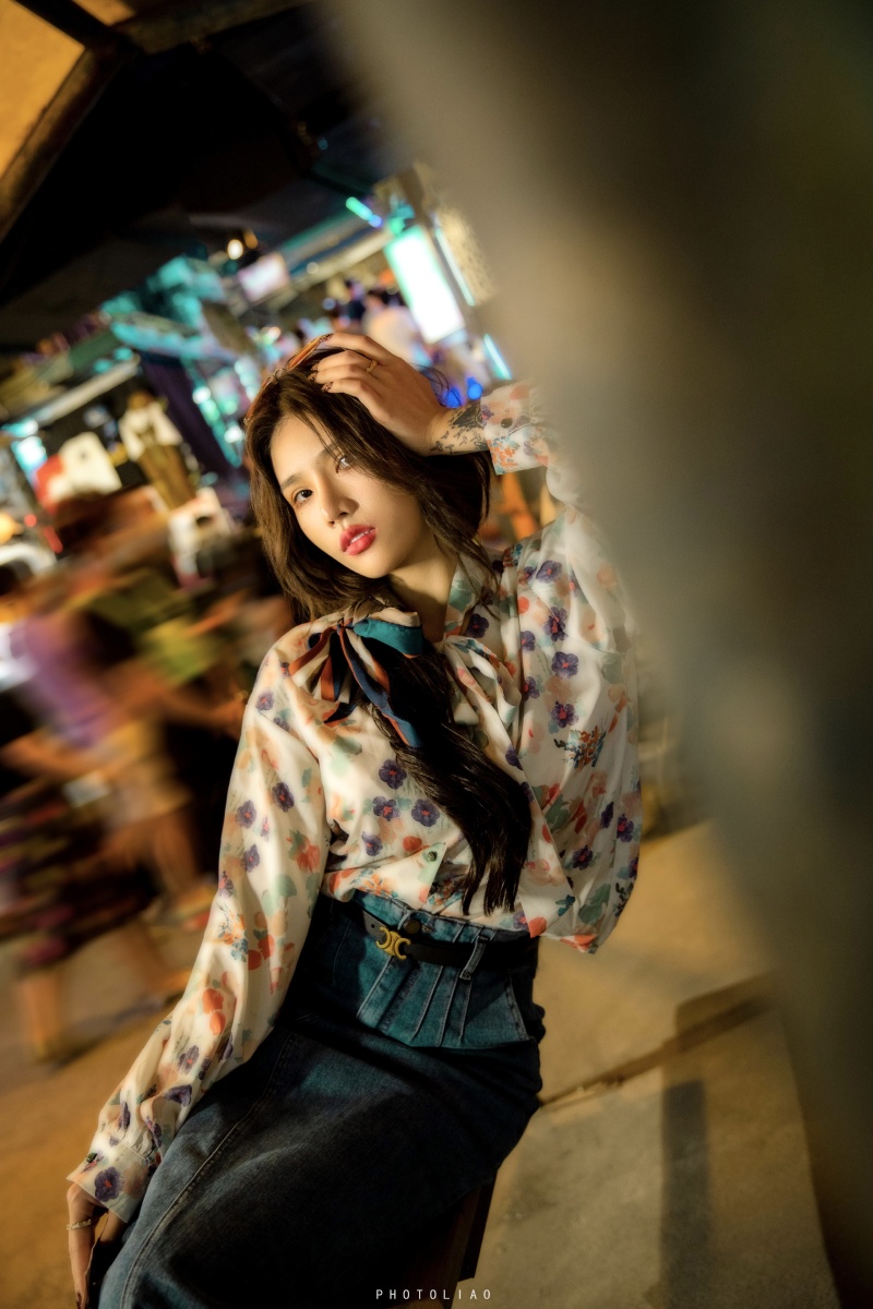 深圳复古港风街拍