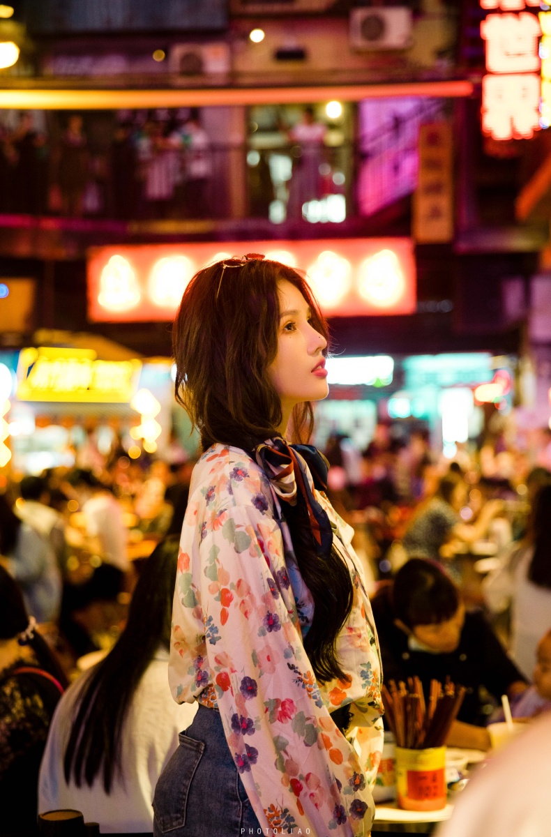 深圳复古港风街拍