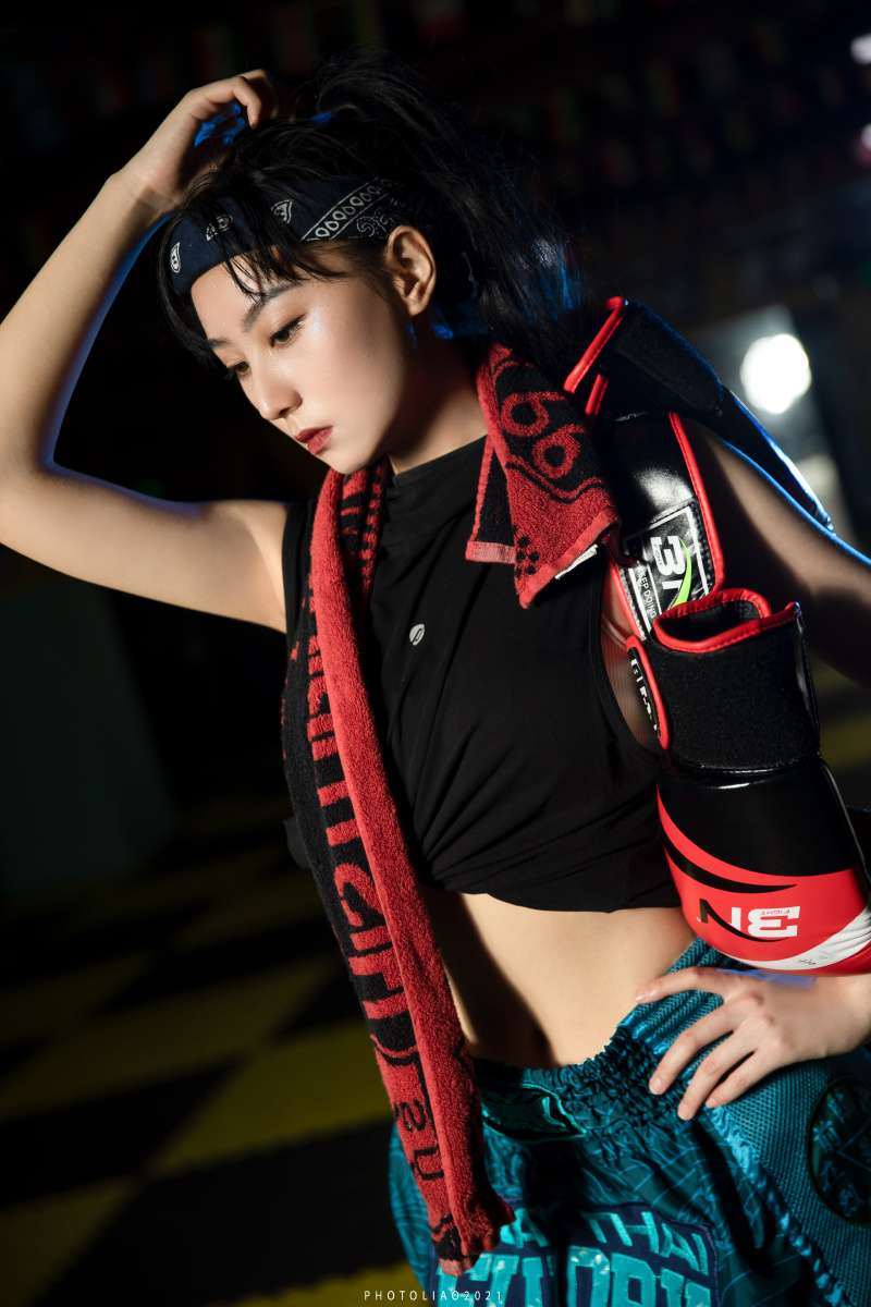 拳击少女出镜兔兔