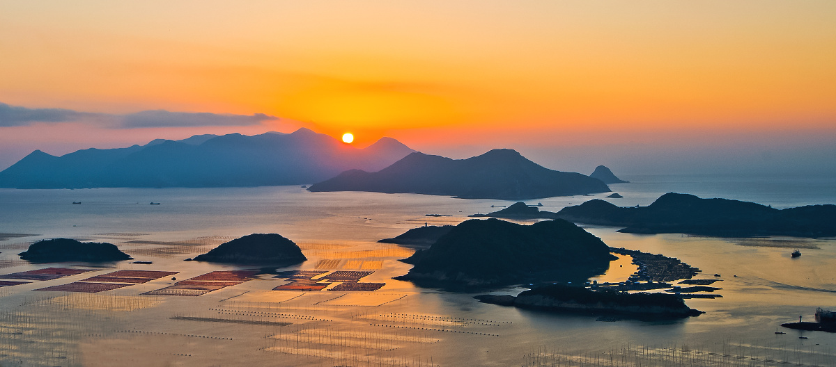 宁德霞浦花竹村日出