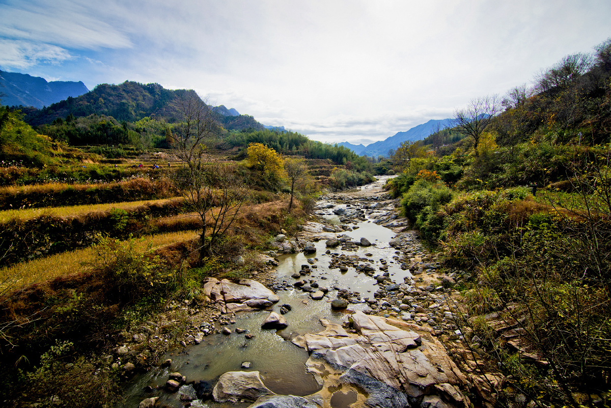 六安金寨花石乡小黄山及周边