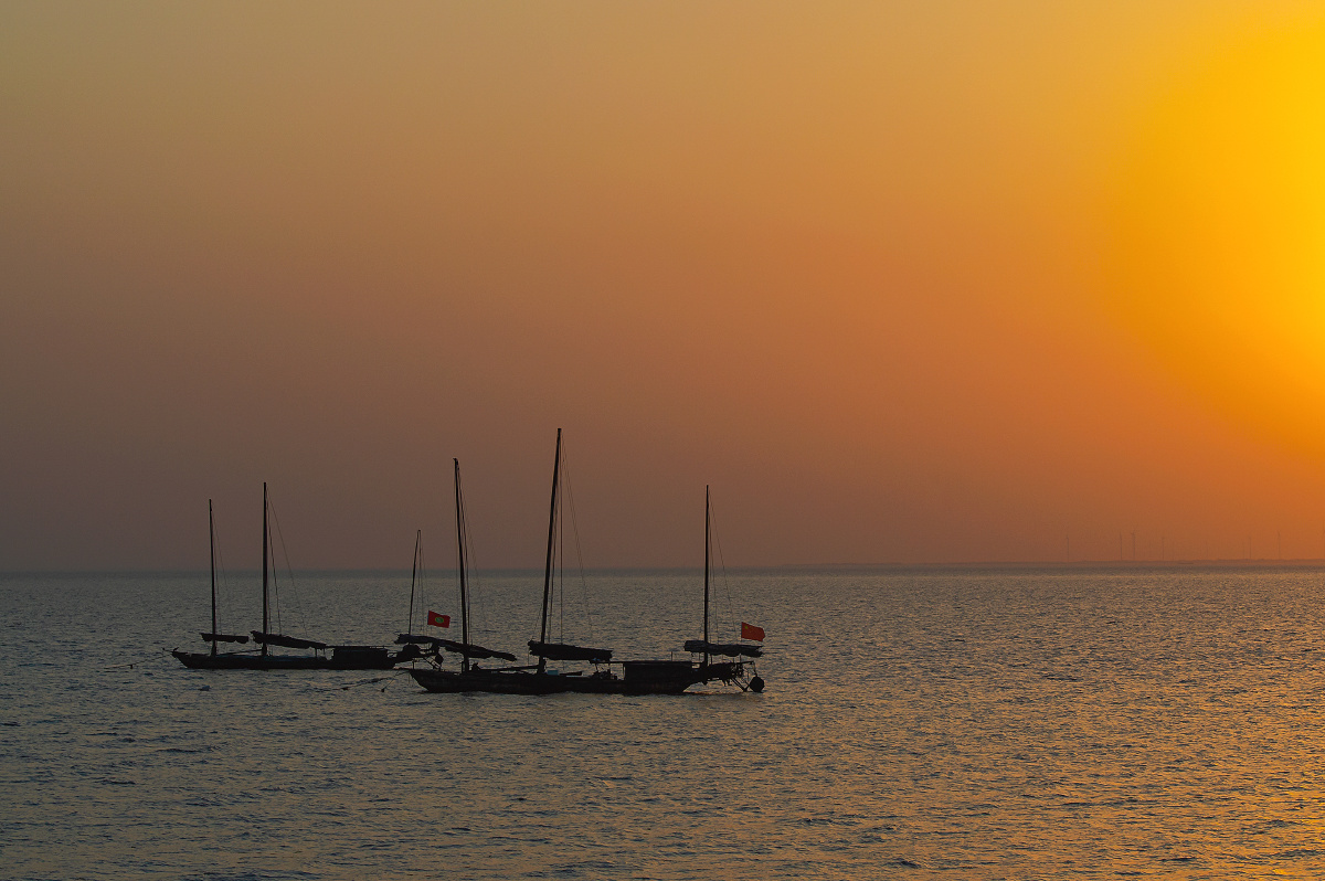高邮西堤风景区高邮湖