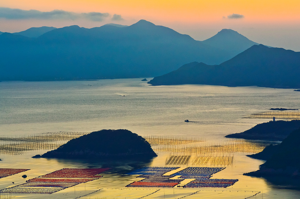宁德霞浦花竹村日出