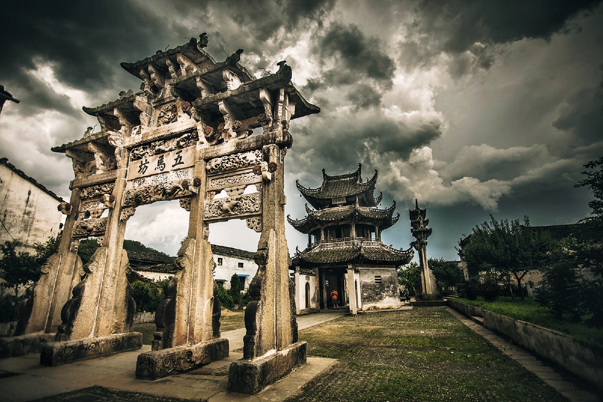 皖风徽韵·许村牌坊