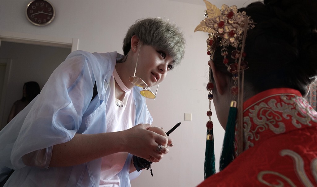 参加这个婚礼，我只拍了这一张照片，我只把它当作祝福吧！