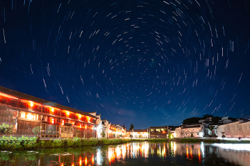 八卦村的夜