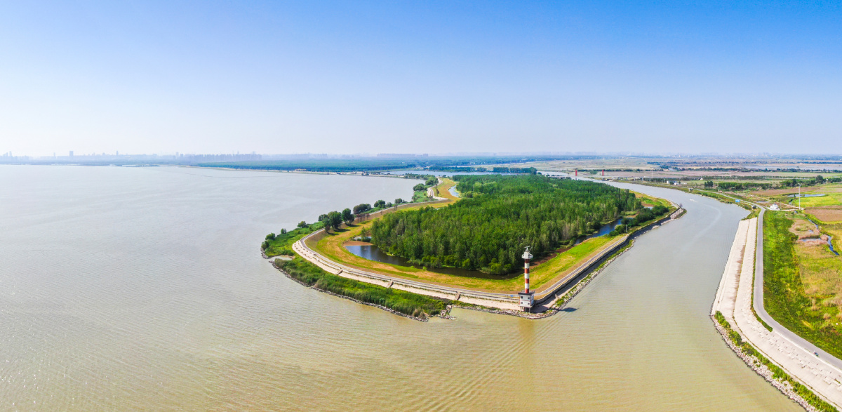 合肥南淝河入巢湖口施口