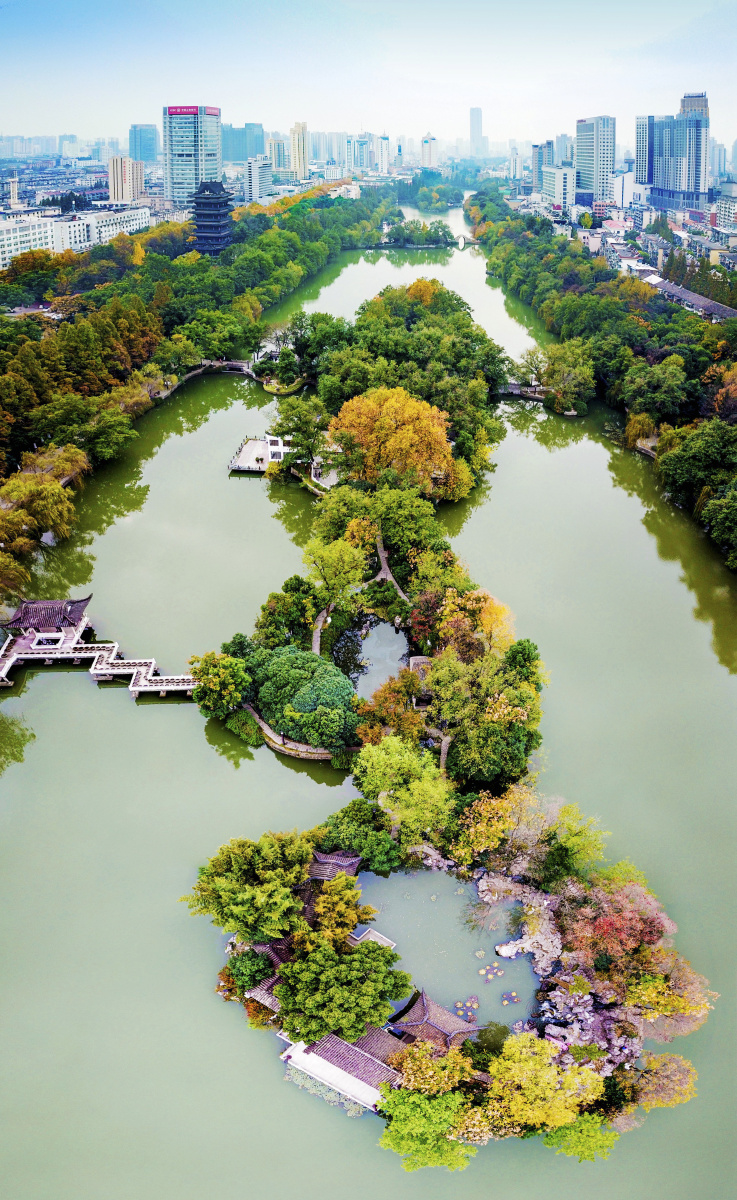 合肥市包河公园四季风光