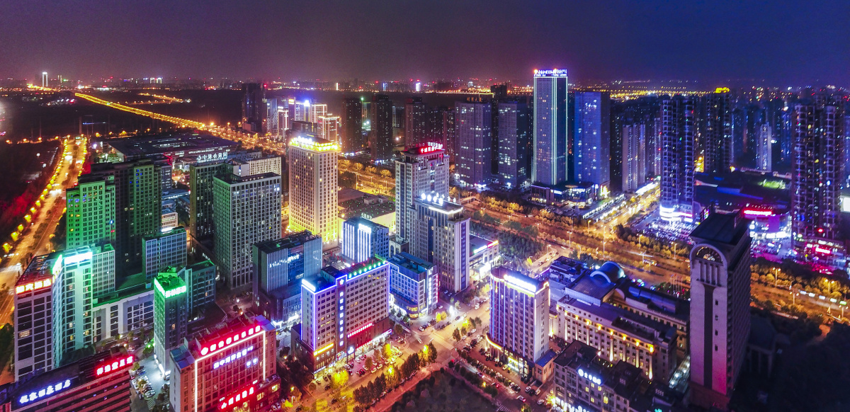 合肥滨湖新区夜景