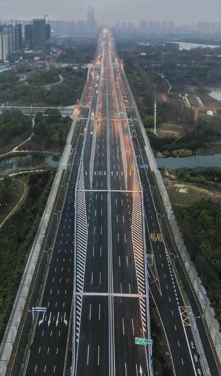 1月16日合肥第十一座高架桥今日正式通行