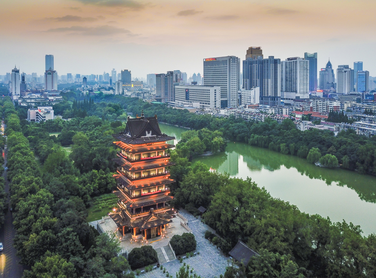 合肥市包河公园四季风光