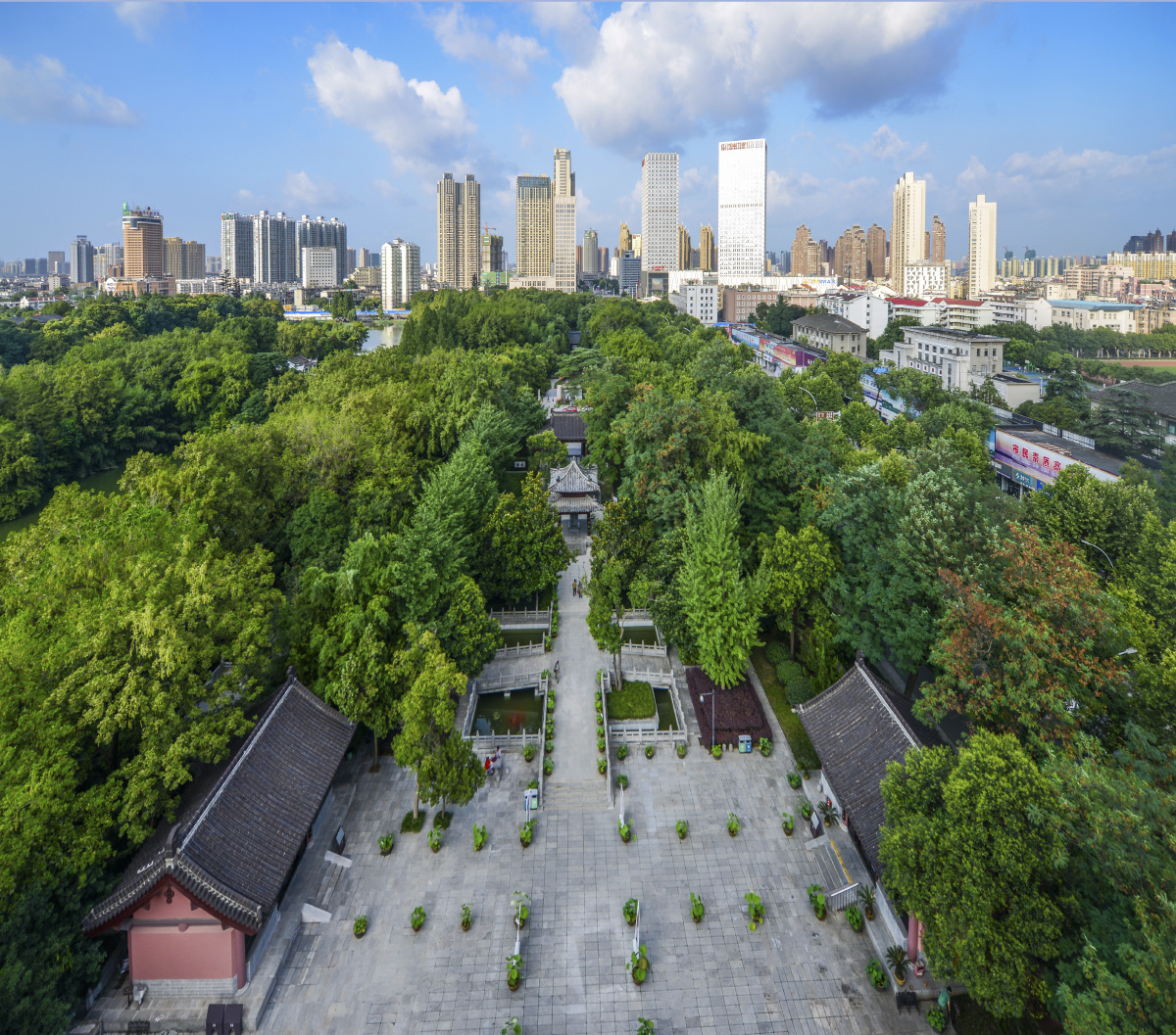 合肥市包河公园四季风光