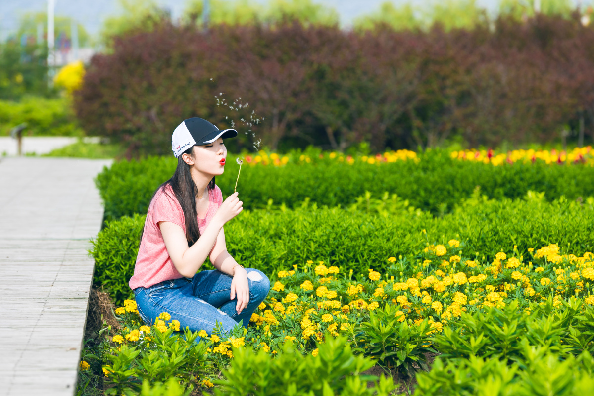 花海少女旅拍