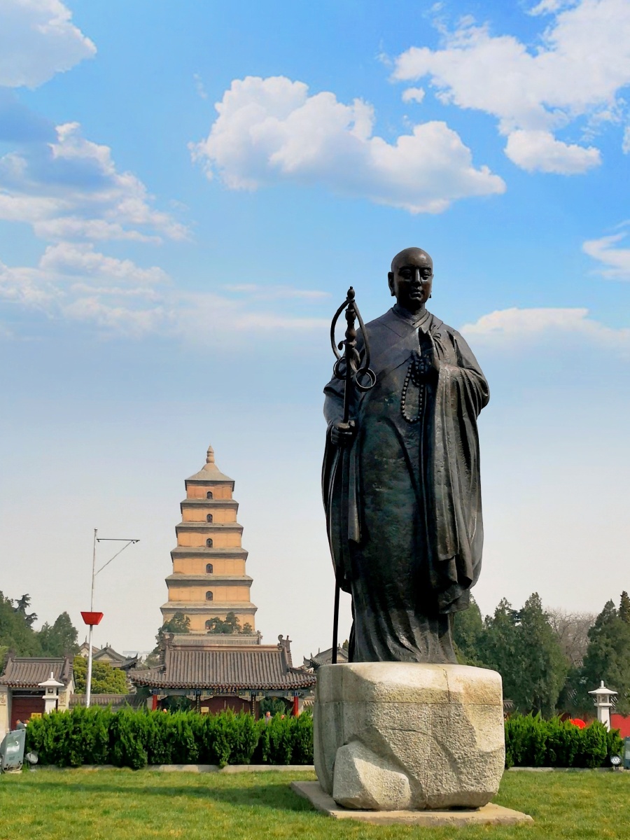 唐三藏与大雁塔