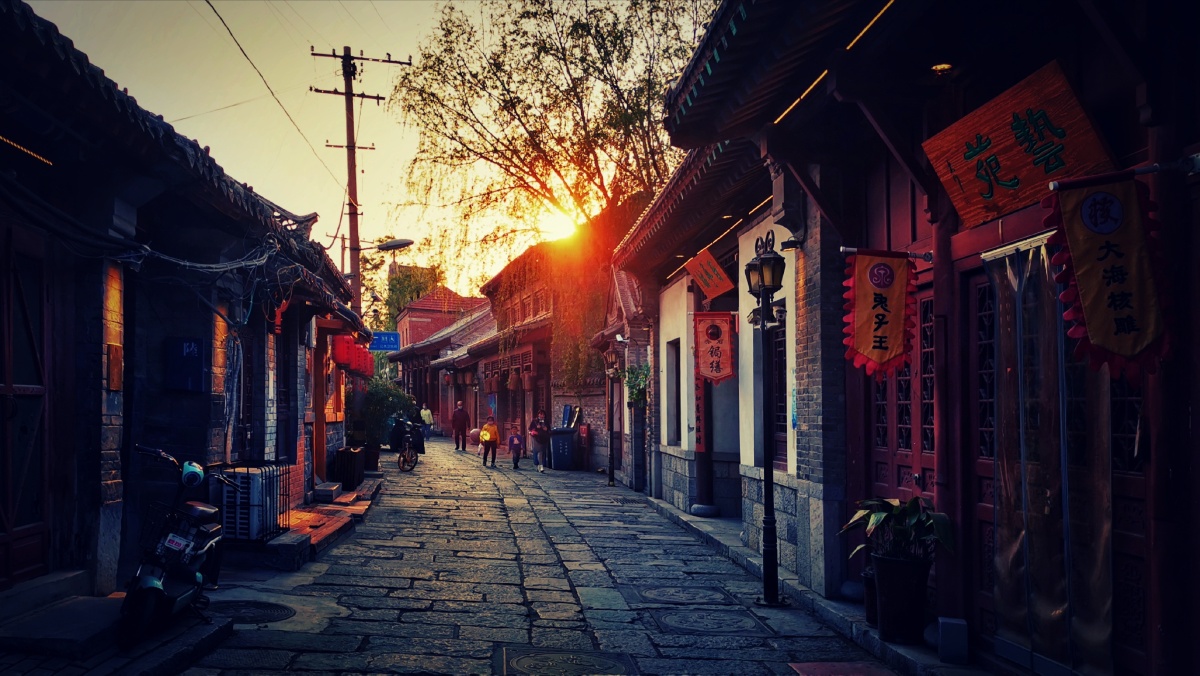 老街印象摄于济南市后宰门街